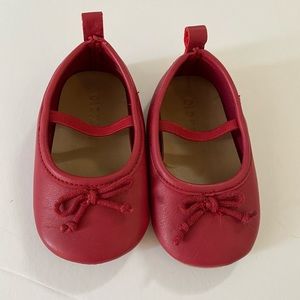 Old Navy baby girl red flats